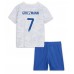 Frankrike Antoine Griezmann #7 Barnkläder Borta matchtröja till baby VM 2022 Kortärmad (+ Korta byxor) Billigt